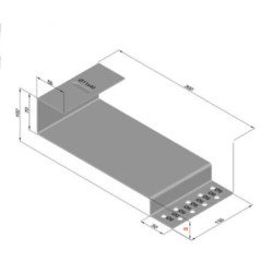 Dachhaken für Biberschwanz Doppeldeckung Edelstahl (F300/45) | - Photovoltaik Montagesysteme