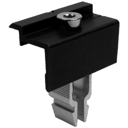 Solfix® Rapid+ Endklemme Set mit Erdung (30-40mm) schwarz