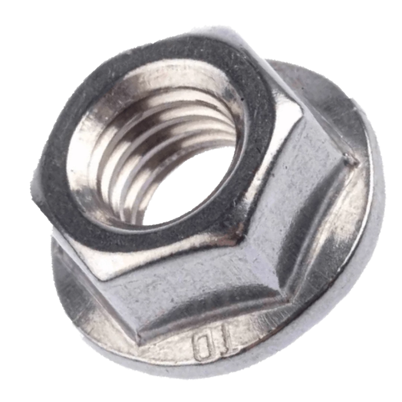 Flanschmutter M10 (A2 Edelstahl)