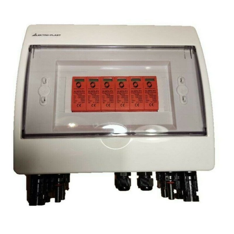 PV DC Überspannungsschutz mit MC4 Stecker