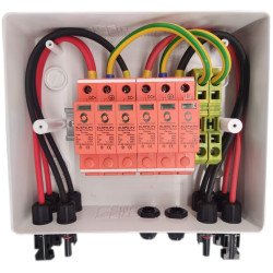 PV DC Überspannungsschutz mit MC4 Stecker 2-strings