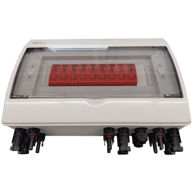 PV DC Überspannungsschutz mit MC4 Stecker 3-strings