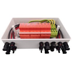 PV DC Überspannungsschutz mit MC4 Stecker 3-strings