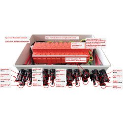 PV DC Überspannungsschutz mit MC4 Stecker 4-strings