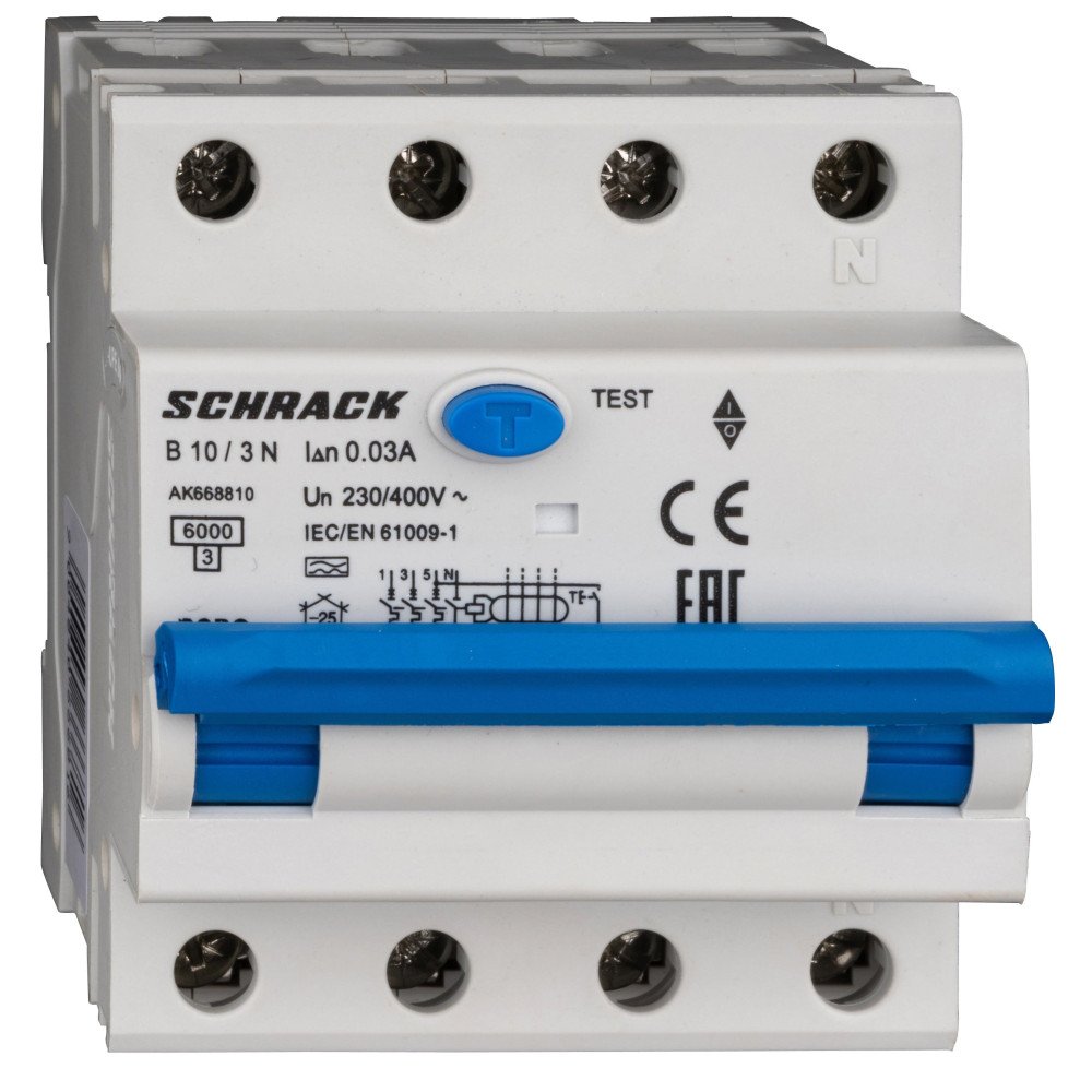LS-FI-Schalter 3+N