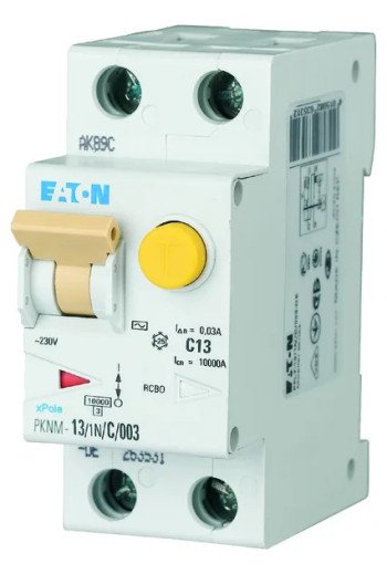 EATON FI/LS-Schalter Typ A 10kA C 13A/1pol+N/30mA 2TE