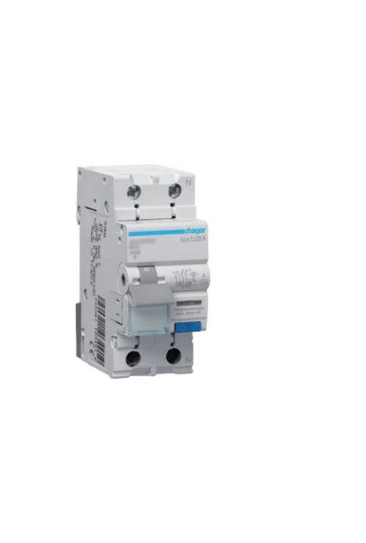 HAGER FI-LS 1P+N 10kA B-10A 30mA Typ A-G