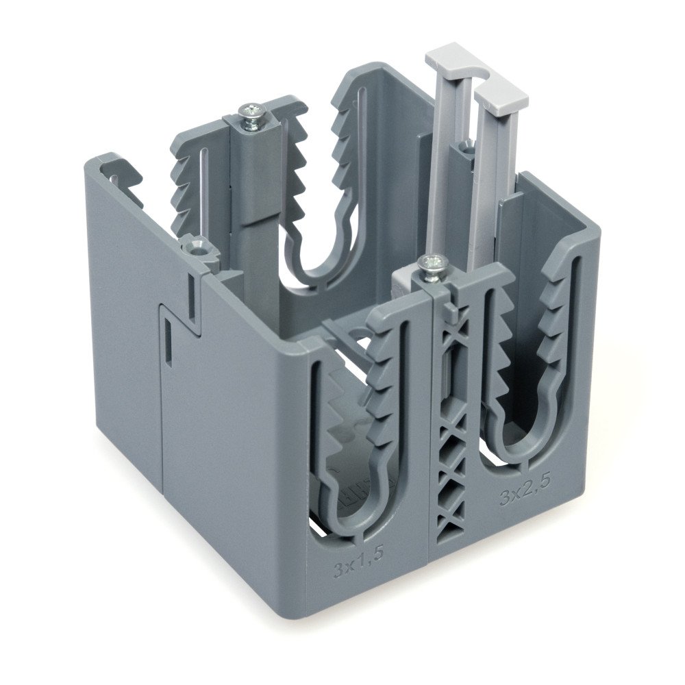 Geräteeinbaudose für Brüstungskanal Signa Base