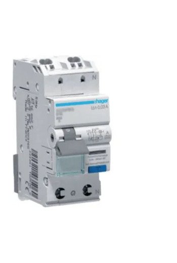 HAGER FI-LS 1P+N 6kA B-20A 30mA Typ A QC