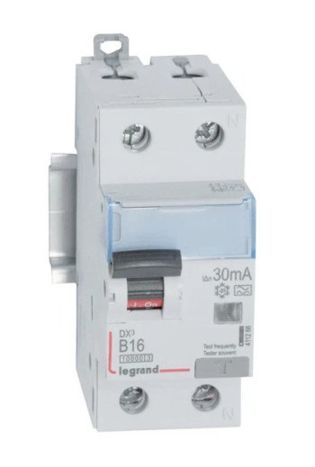 LEGRAND FI/LS-Schalter Typ A 10kA B 16A/1pol+N/30mA 2TE
