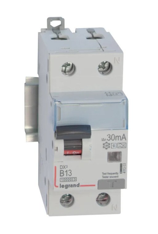 LEGRAND FI/LS-Schalter Typ F/G 10kA B 13A/1pol+N/30mA 2TE