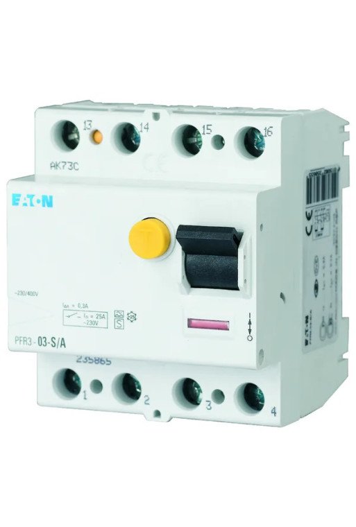 EATON FI-Schalter Typ A/S 10kA 63A/4pol/100mA