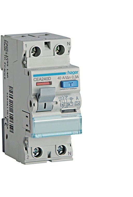HAGER FI-Schalter 2P 6kA 40A 100mA Typ A