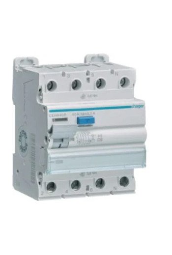 HAGER FI-Schalter 4P 10kA 40A 100mA Typ A HI