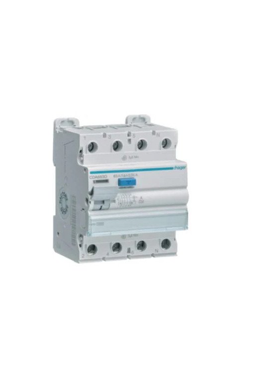 HAGER FI-Schalter 4P 10kA 63A 30mA Typ A