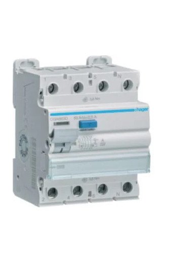 HAGER FI-Schalter 4P 10kA 63A 500mA Typ A