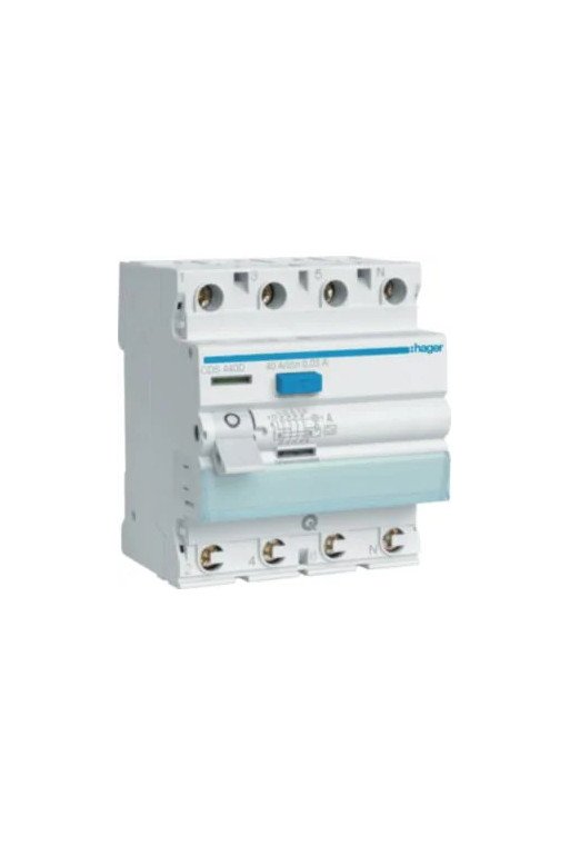 HAGER FI-Schalter 4P 6kA 40A 30mA Typ A QC