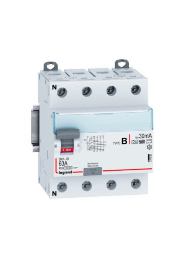 LEGRAND FI-Schalter Typ B (N-links) 63A/4pol/30mA