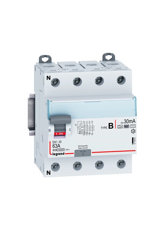 LEGRAND FI-Schalter Typ B (N-links) 63A/4pol/30mA