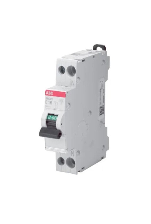 ABB LS-Schalter 6kA B 16A/1pol+N 1TE Schmalbauweise