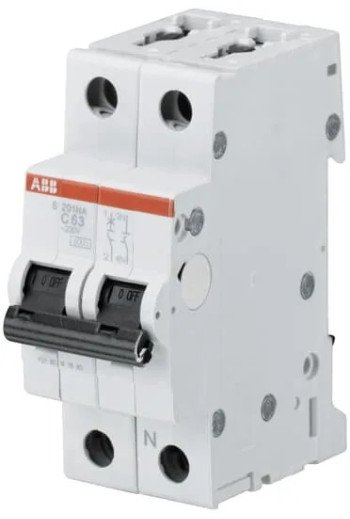 ABB LS-Schalter 6kA C 16A/1pol+N 2TE