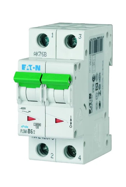 EATON LS-Schalter 10kA C 6A/2pol 2TE