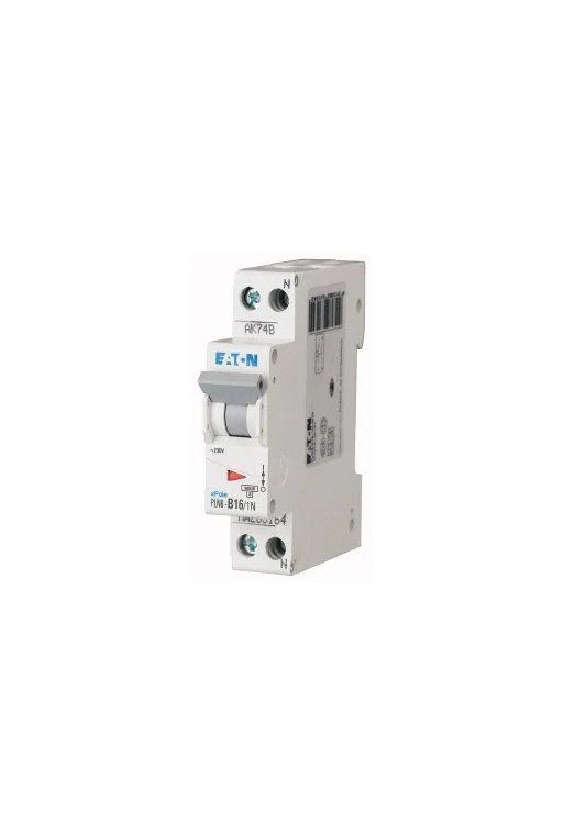 EATON LS-Schalter 6kA B 16A/1pol+N 1TE Schmalbauweise