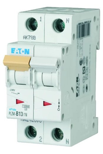 EATON Leitungsschutzschalter 13A 10kA 1+N-po lig 2TE Kennlinie C