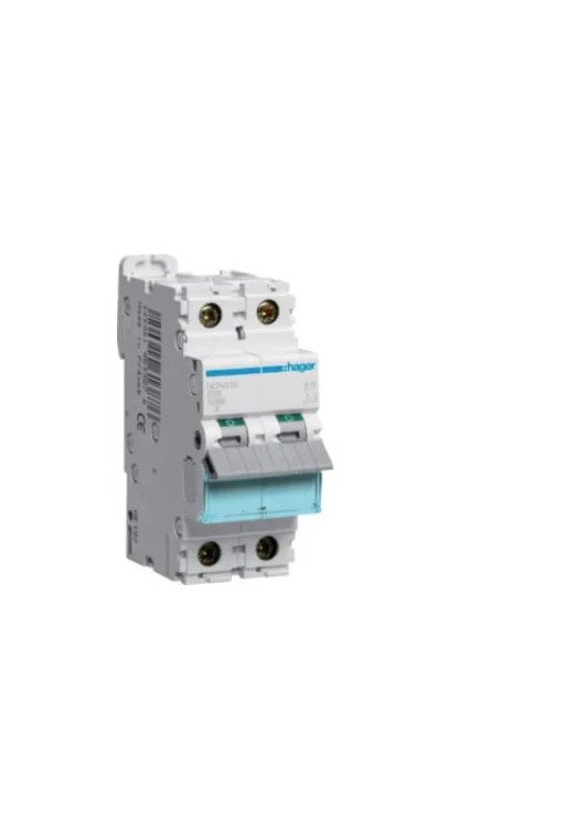 HAGER LS-Schalter 1P+N 10kA/15kA C-16A 2M