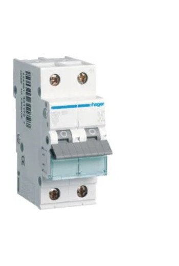 HAGER LS-Schalter 1P+N 6kA C-20A 2M