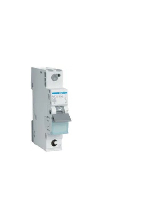 HAGER LS-Schalter 1polig 6kA C-6A 1M QC