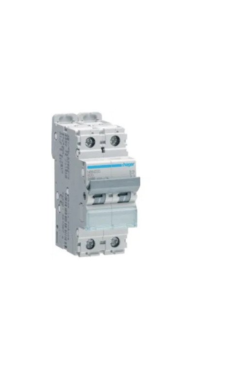 HAGER LS-Schalter 2 polig 10kA/15kA B-20A 2M