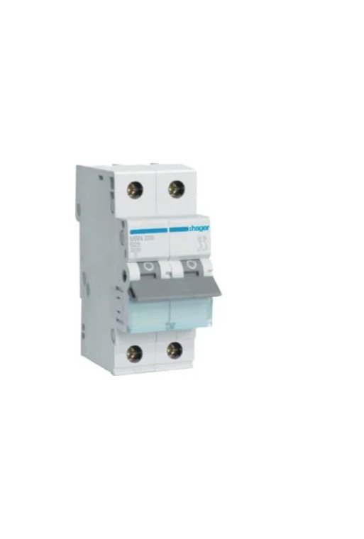 HAGER LS-Schalter 2 polig 6kA B-25A 2M