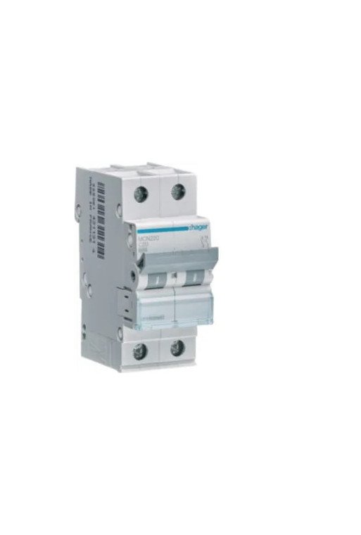 HAGER LS-Schalter 2 polig 6kA C-20A 2M