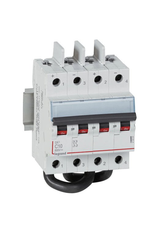 LEGRAND DX3 Leitungsschutzschalter 800V DC 10A 2 -polig 4 Module