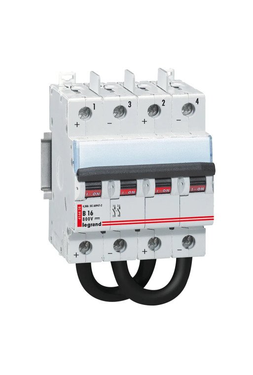 LEGRAND DX3 Leitungsschutzschalter 800V DC 16A 2 -polig 4 Module