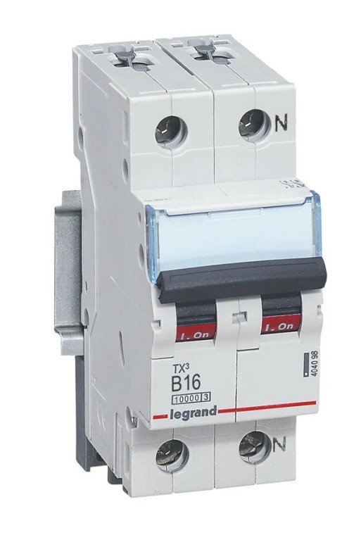LEGRAND LS-Schalter 10kA B 16A/1pol+N 2TE