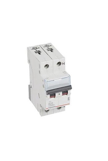 LEGRAND LS-Schalter 10kA B 20A/1pol+N 2TE