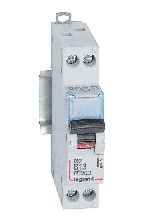 LEGRAND LS-Schalter 6kA B 13A/1pol+N 1TE Schmalbauweise