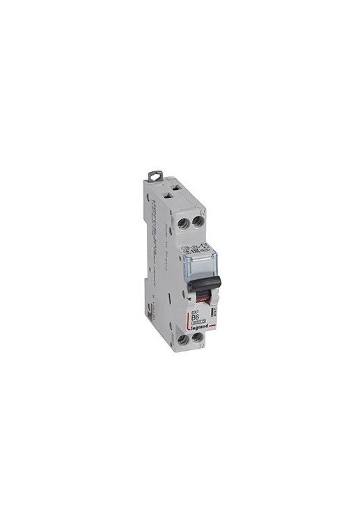 LEGRAND LS-Schalter 6kA B 6A/1pol+N 1TE Schmalbauweise
