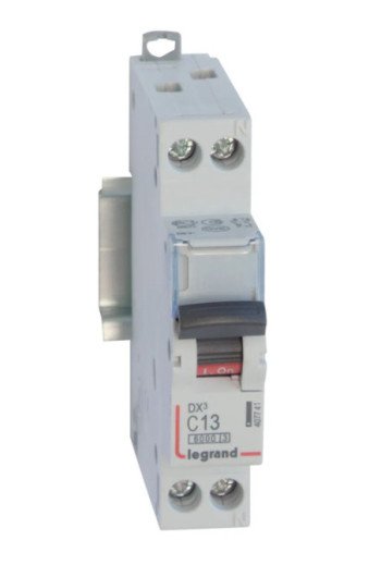 LEGRAND LS-Schalter 6kA C 13A/1pol+N 1TE Schmalbauweise