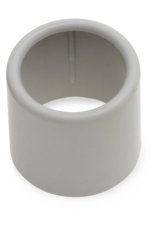 ALVA PVC Endtülle Ø32mm hellgrau zum Kabelschutz an Rohrkanten
