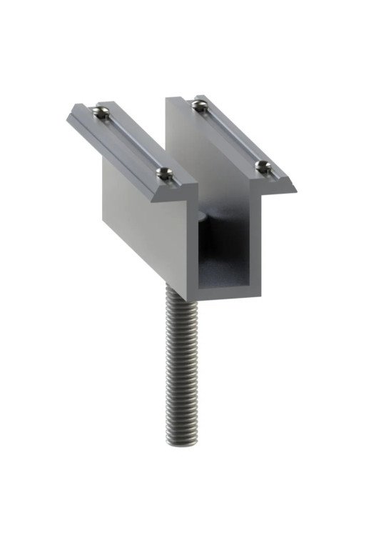 Alumero Mittelklemme AC mit Pins M8x50 L 80mm