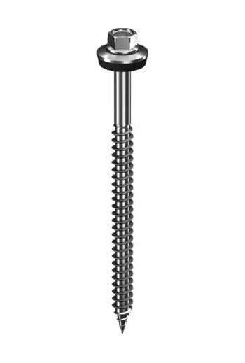 K2 SYSTEMS Selbstbohrende Sechskantblechschraube mit Dichtscheibe 6.8x140