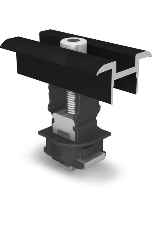 K2 Mittelklemme 25-40 mm schwarz eloxiert