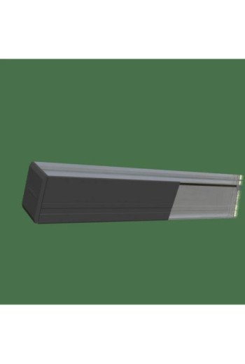Alumero Abdeckleiste schwarz TP37 L 300 mm