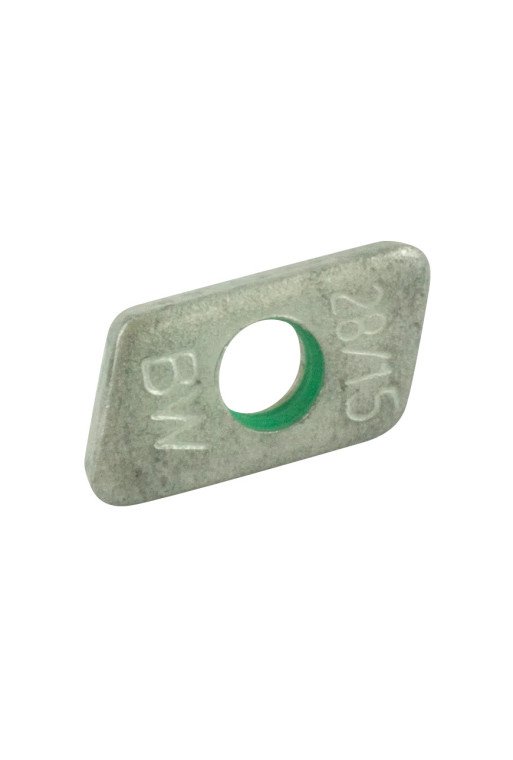 Alumero Gewindeplatte Typ 28x15 M8