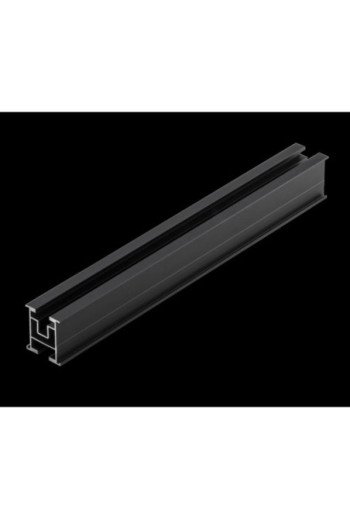 Alumero Trägerprofil 37 schwarz L 4.800 (-0/+10) mm