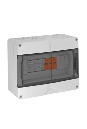 OBO Generatoranschlusskasten 4-String + Sich erung 900V DC lichtgrau RAL 7035