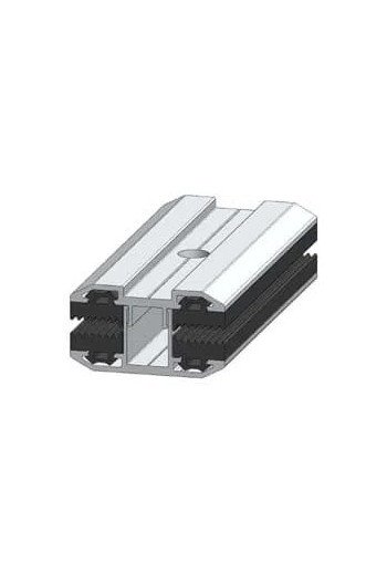 K2 SYSTEMS Laminatendklemme Click 5.0 schwarz eloxiert